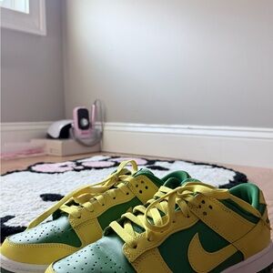 Nike Vibrant Green and Yellow Shoes